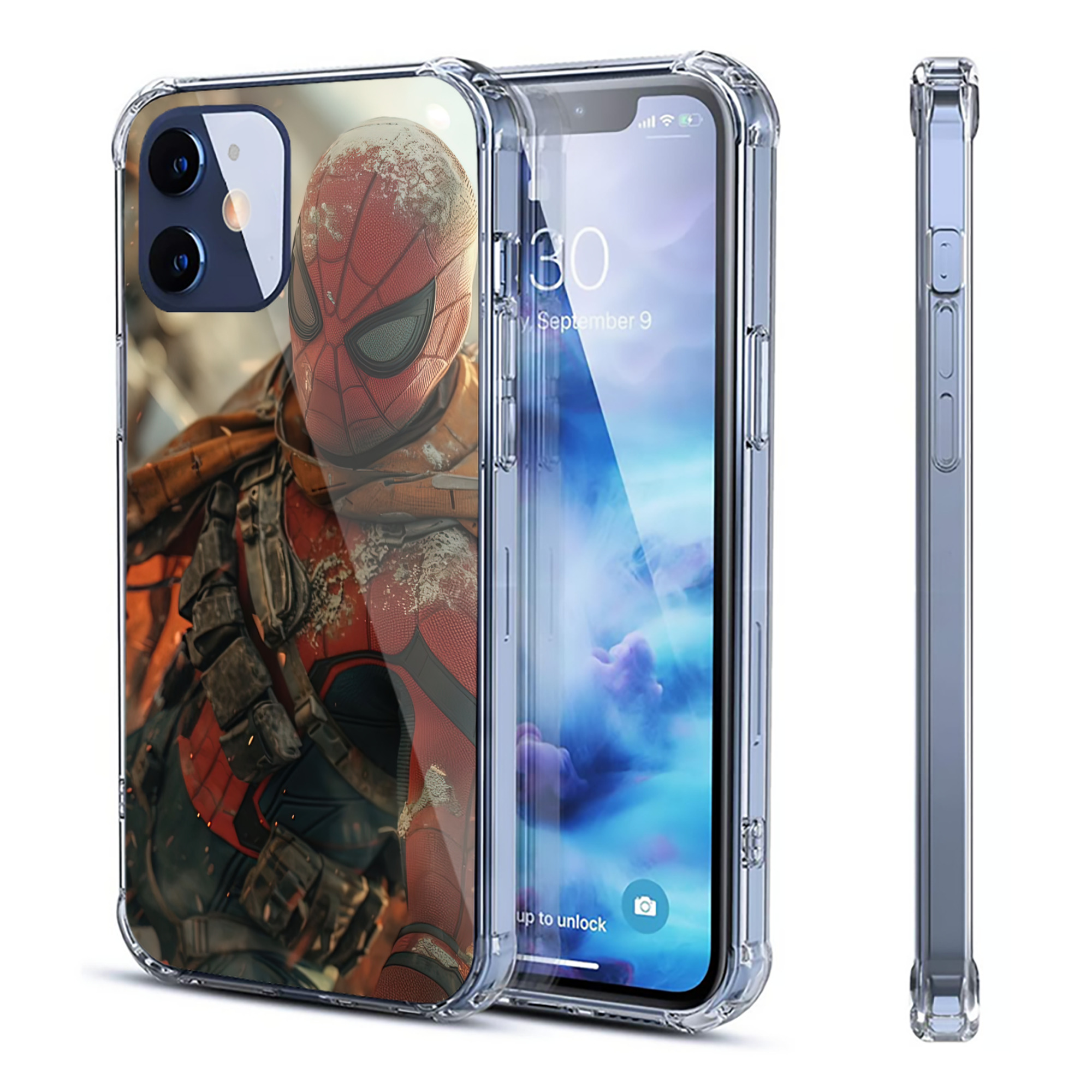 （画像用） Deadpool デッドプール 【iPhone 12シリーズ対応】透明スマホケース（クリアソフトケース）